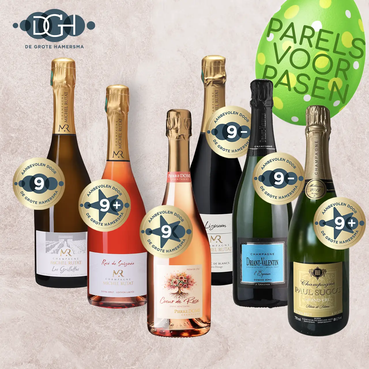 Champagne voor pasen