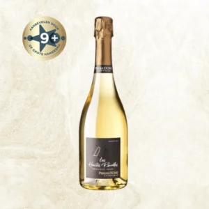 Fles blanc de blancs champagne ontbijt